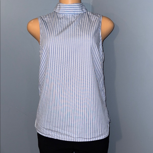 H&M Tops - H&M Striped Sleeveless Top With Button Down Back - Size Small
